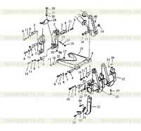 Хвостовик рыхлителя, лучевой и связывающий (для нескольких типов) Хвостовик рыхлителя, лучевой и связывающий (для нескольких типов)